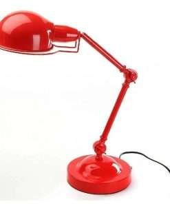 Lampada da scrivania a forma di chitarra rossa, adatta per