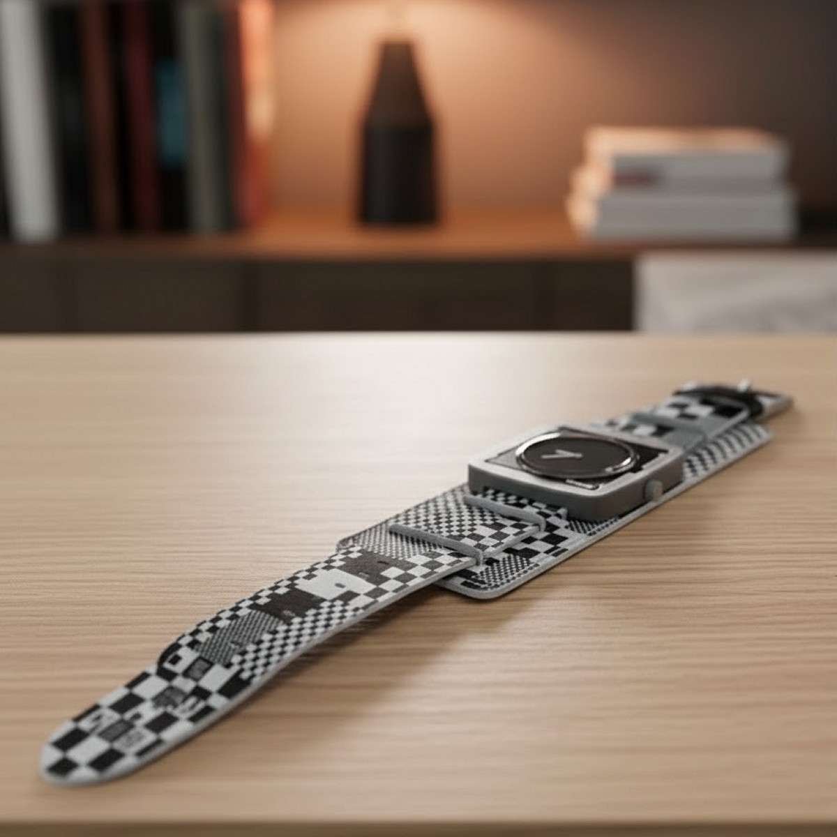 Reloj De Pulsera Para Hombre, Caja Color Oro Rosado Y Correa De Piel Negra - Movimiento De Cuarzo Japonés