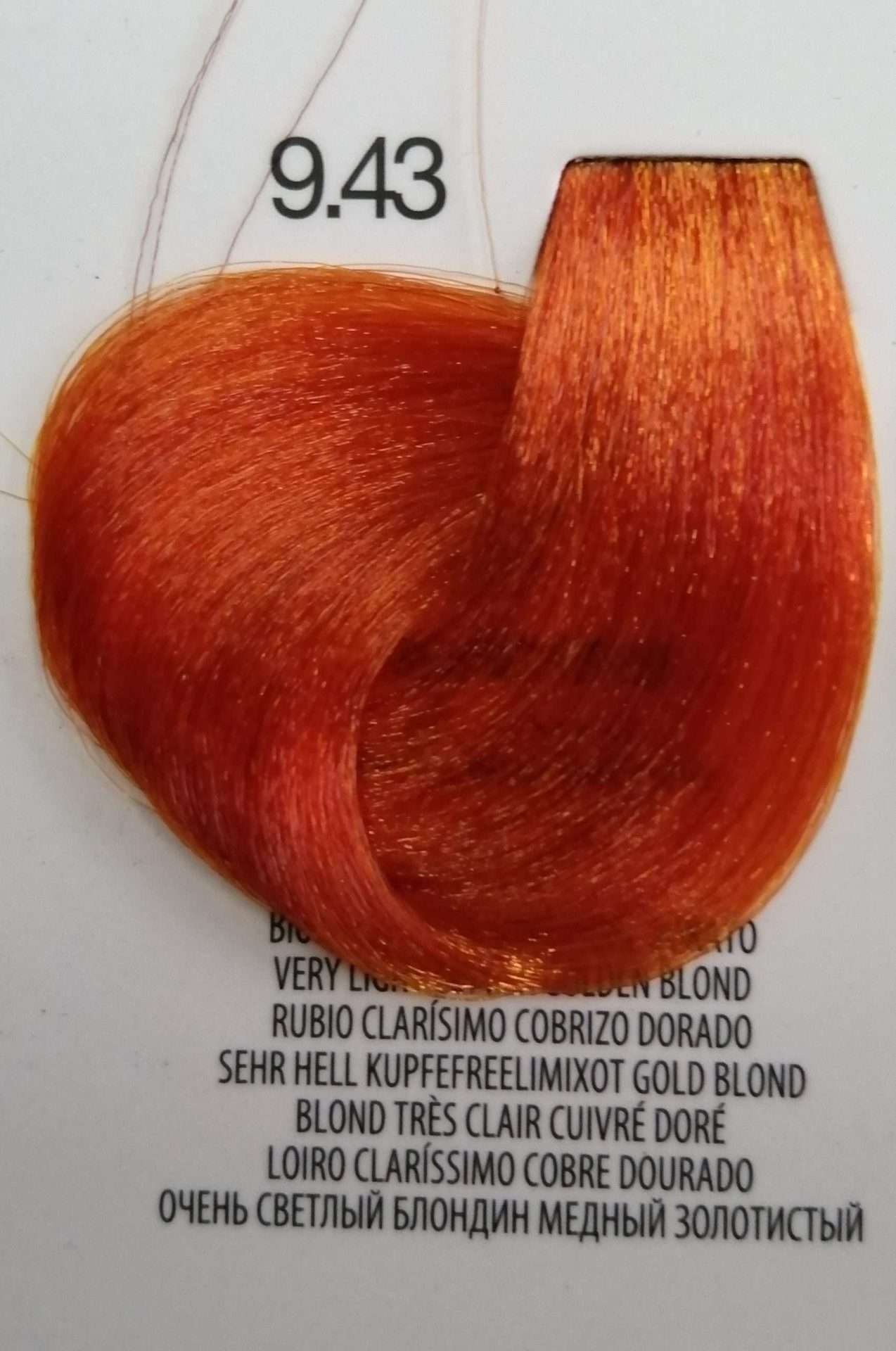 Tinta Rame Free Limix tinta per capelli 9.43 Biondo chiarissimo rame dorato