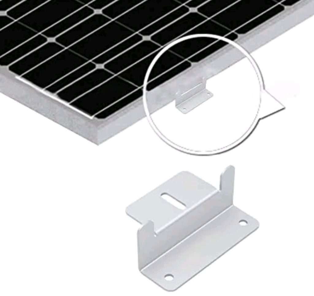 Kit Staffe A Z Per Pannelli Solari, 4 Pezzi In Acciaio Inox, Con Bulloni E Viti, Per Montaggio Su Camper, Roulotte, Barche E Tetti - 3