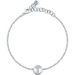 LA PETITE STORY Family bracciale Donna in Acciaio, Cristalli - LPS05ASF67