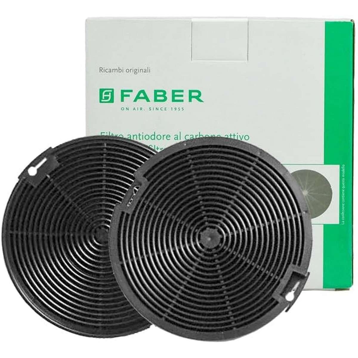 FILTRO CARBONE ATTIVO 23,3 CM SPESSORE 3,2 FABER SMEG FRANKE ARISTON